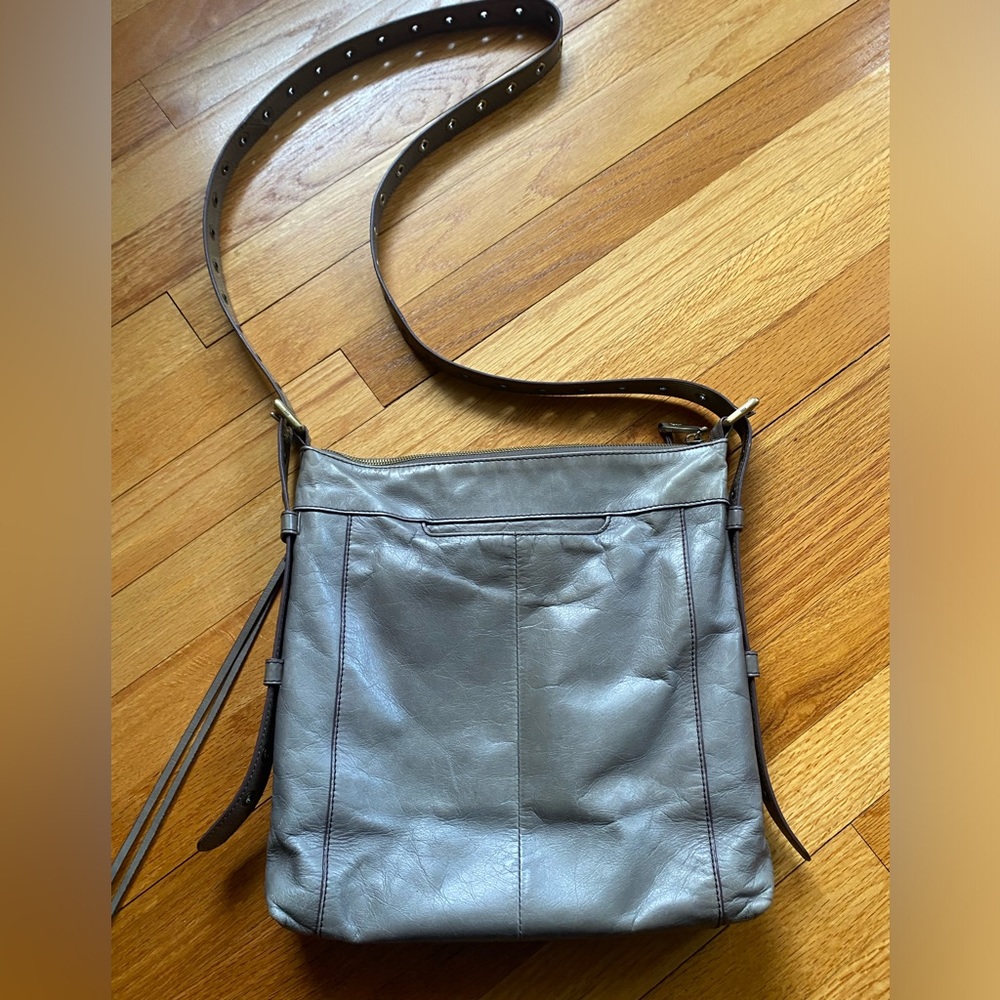 Hobo Leather Crossbody Handbag